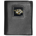 Nashville Predators® Deluxe Leather Tri-fold Wallet Packaged in Gift Box